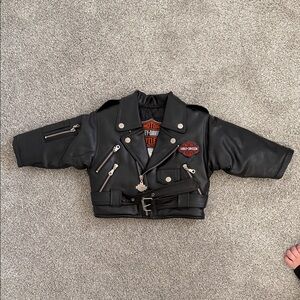 Harley-Davidson Kids Black Leather Jacket